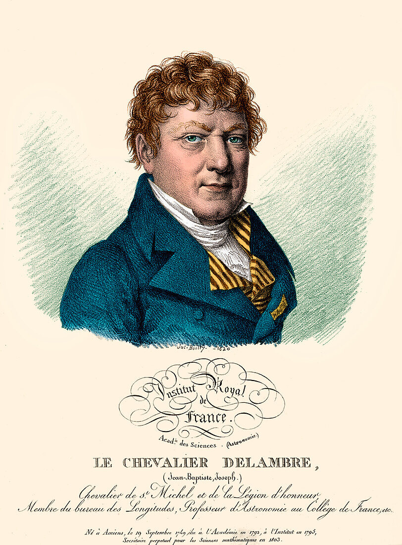 Jean Delambre, French astronomer