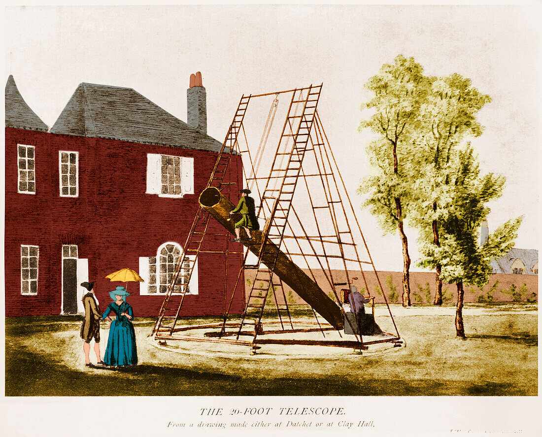 Herschel's 20 foot telescope, 18th century
