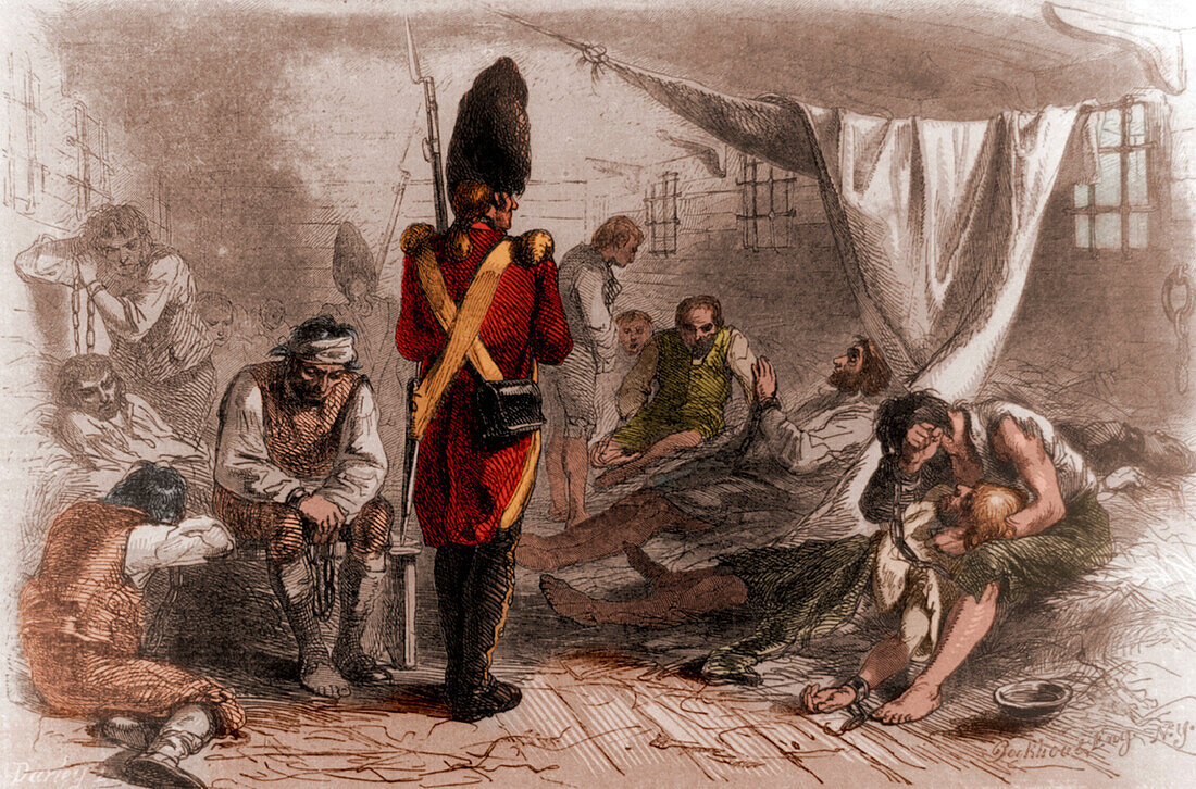 American Revolution, British Prison Ship Jersey