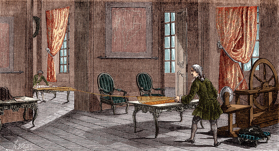 Le Sage early electric telegraph, 1774