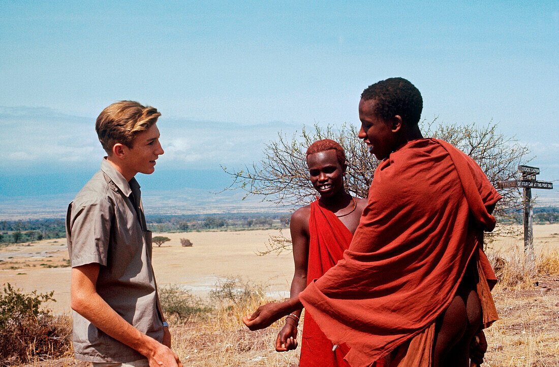 Philip Leakey and Maasai