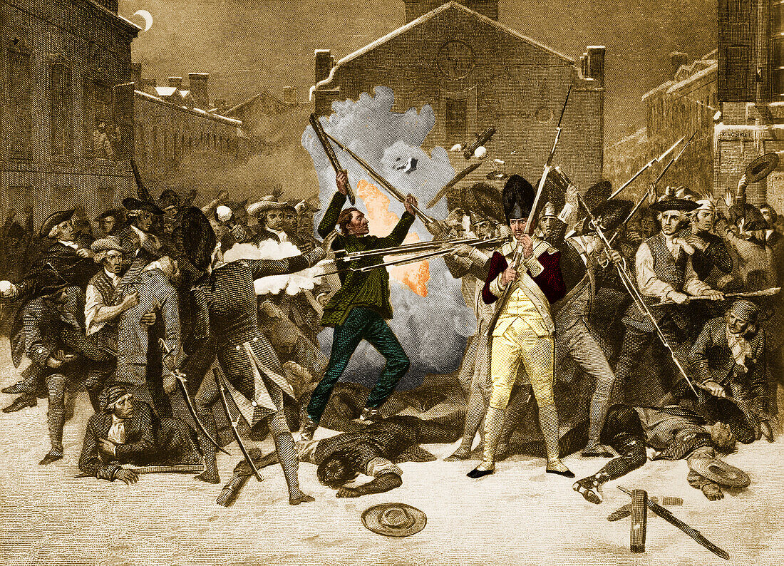 Boston massacre, 1770