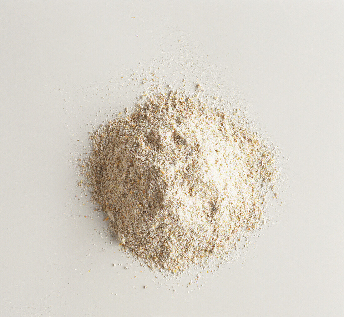 Heap of rye flour