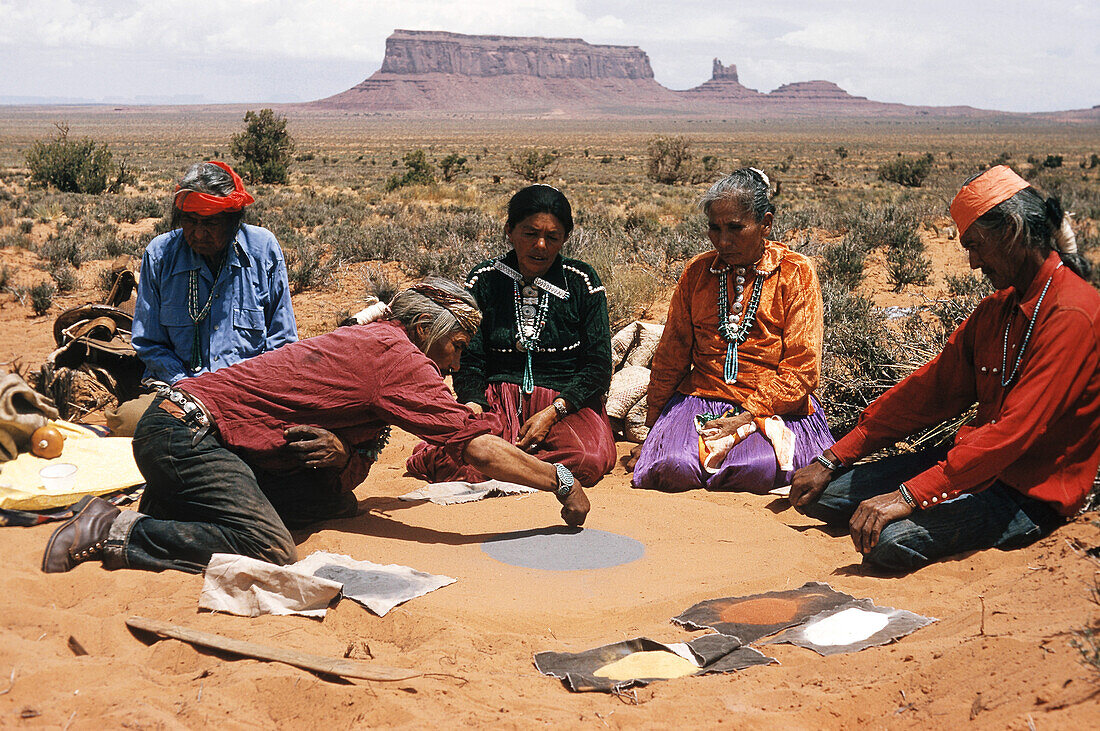 Navajo sand painting