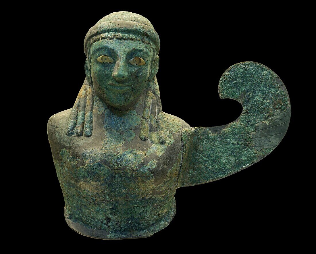 Bronze Female winged figure.