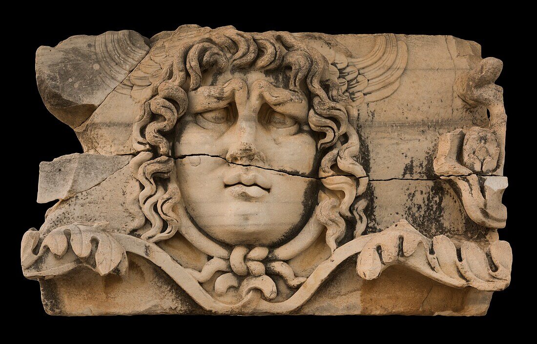Medusa, marble sculpture at Didyma.