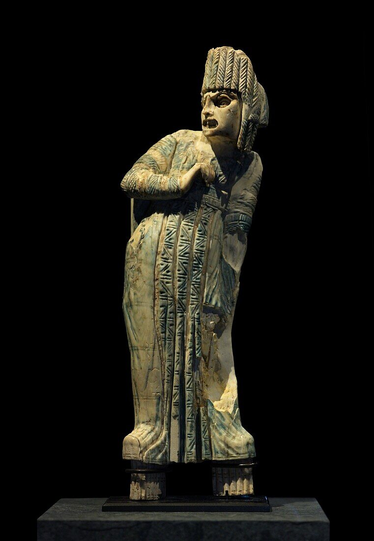 Roman Tragedian figurine.