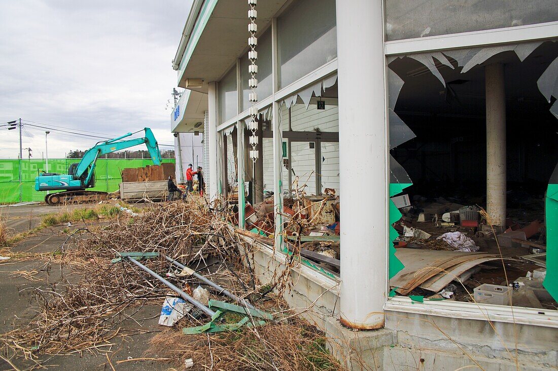 Destroyed hardware store, Fukushima, Japan