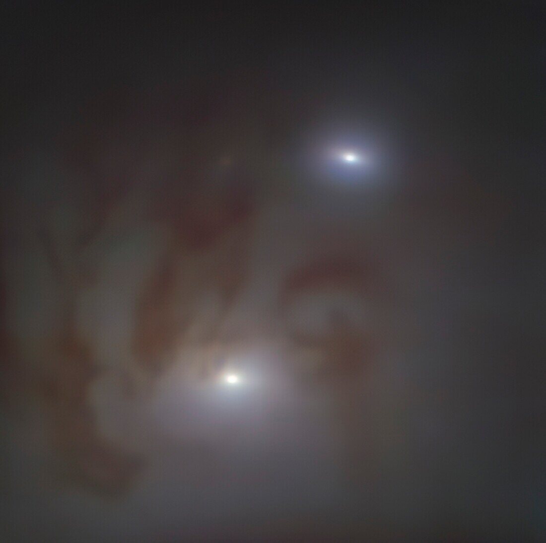 Two bright galactic nuclei, Very Large Telescope image