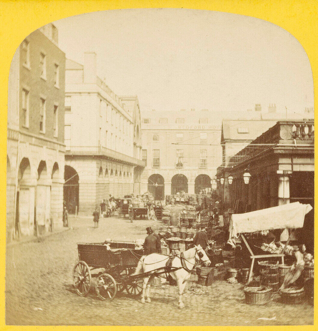 Market at Covent Garden, London, 19th century