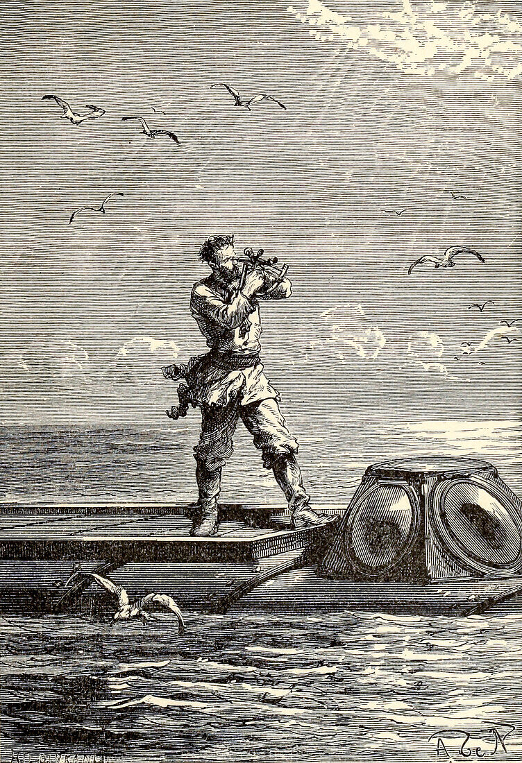 Illustration from Twenty Thousand Leagues Under the Seas