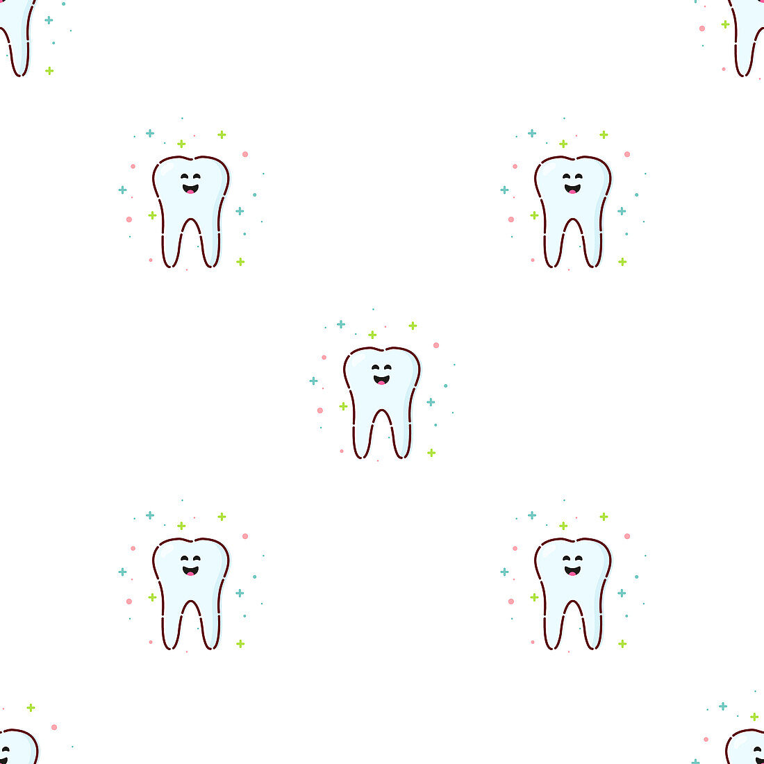 Dental health, conceptual illustration