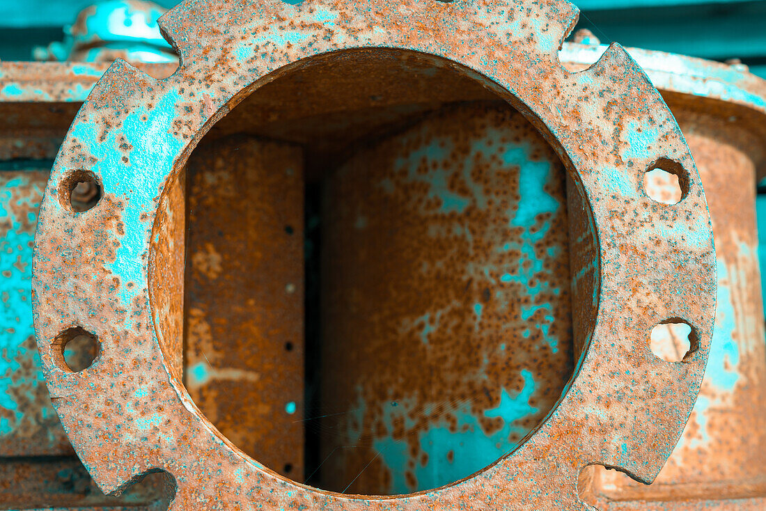 Rusty machine tools