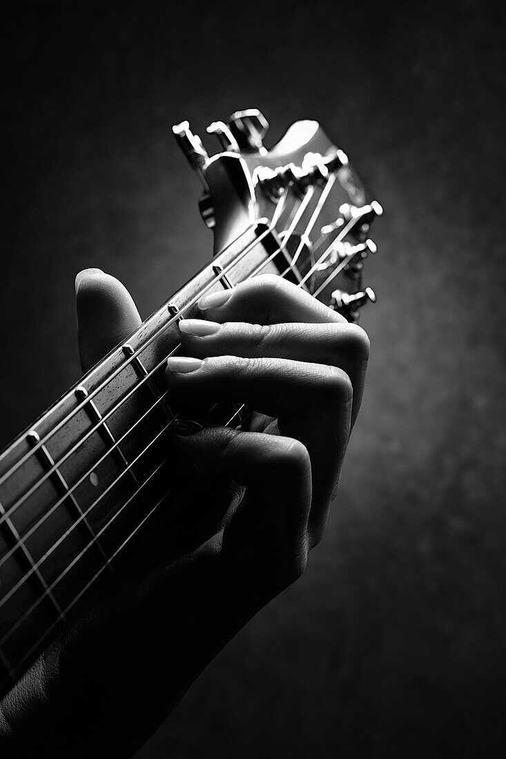 Guitarist's hand