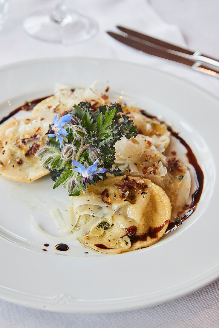 Schlutzkrapfen, Südtirol, Italien