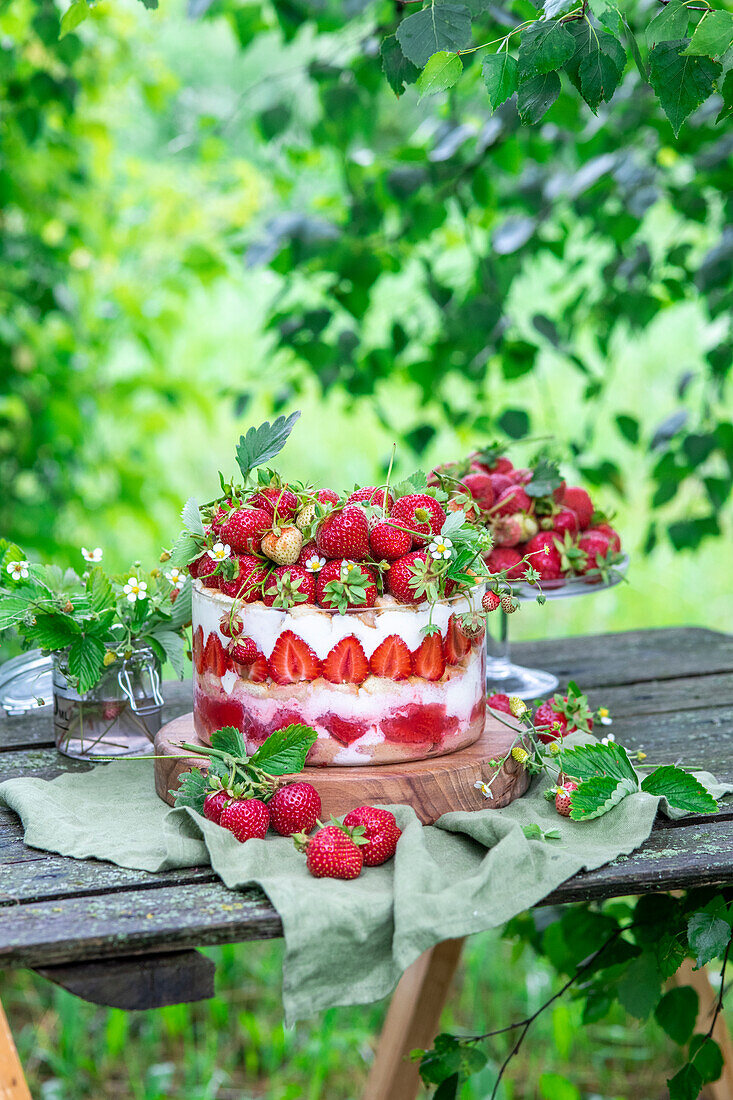 Erdbeer-Trifle
