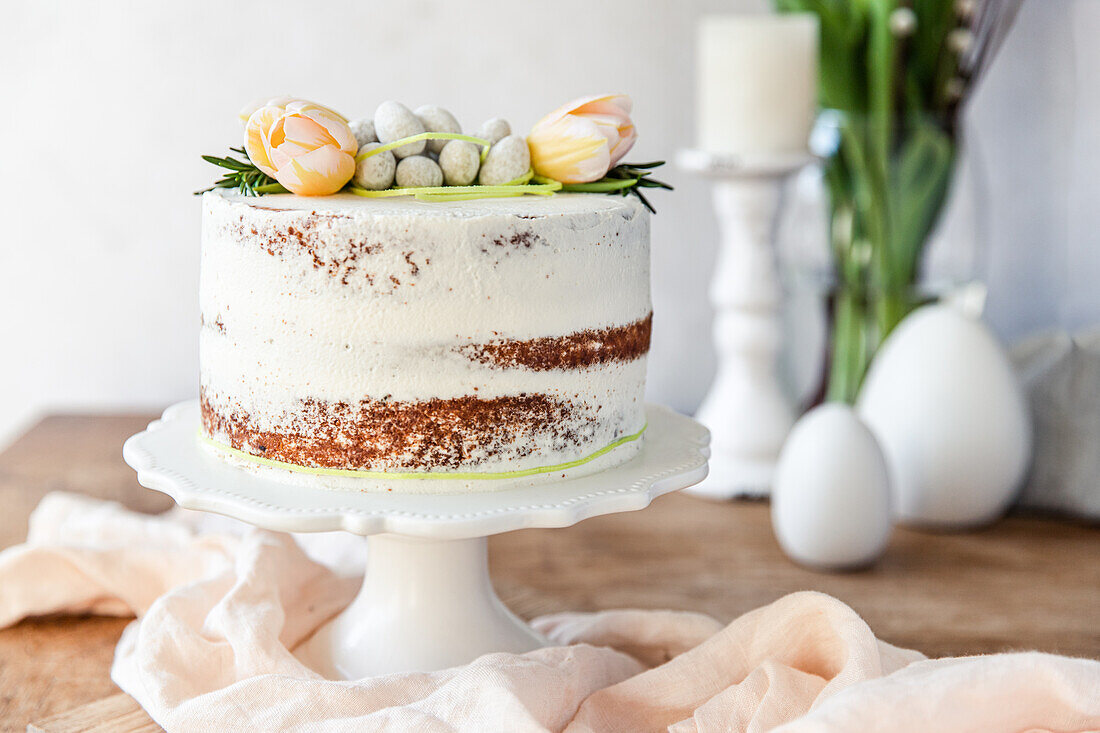 Lemon Rosemary Easter Cake