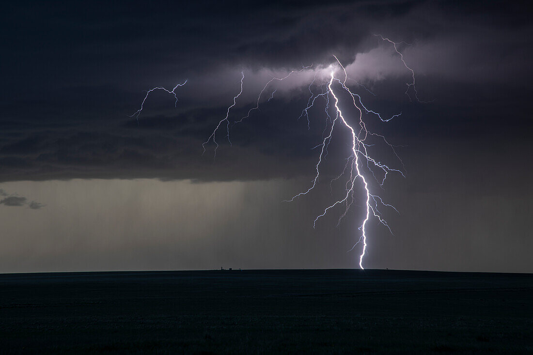 Lightning strike, Colorado, USA