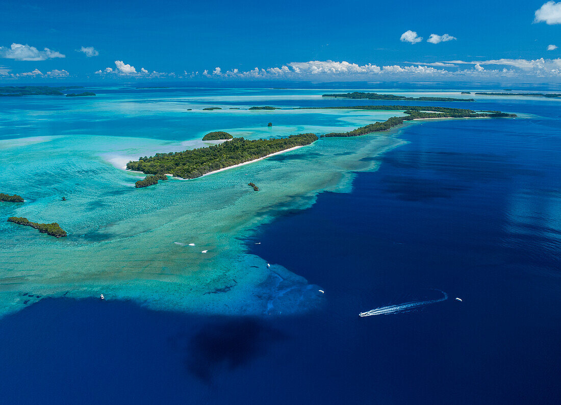 Ngemelis Island, Palau, aerial photograph