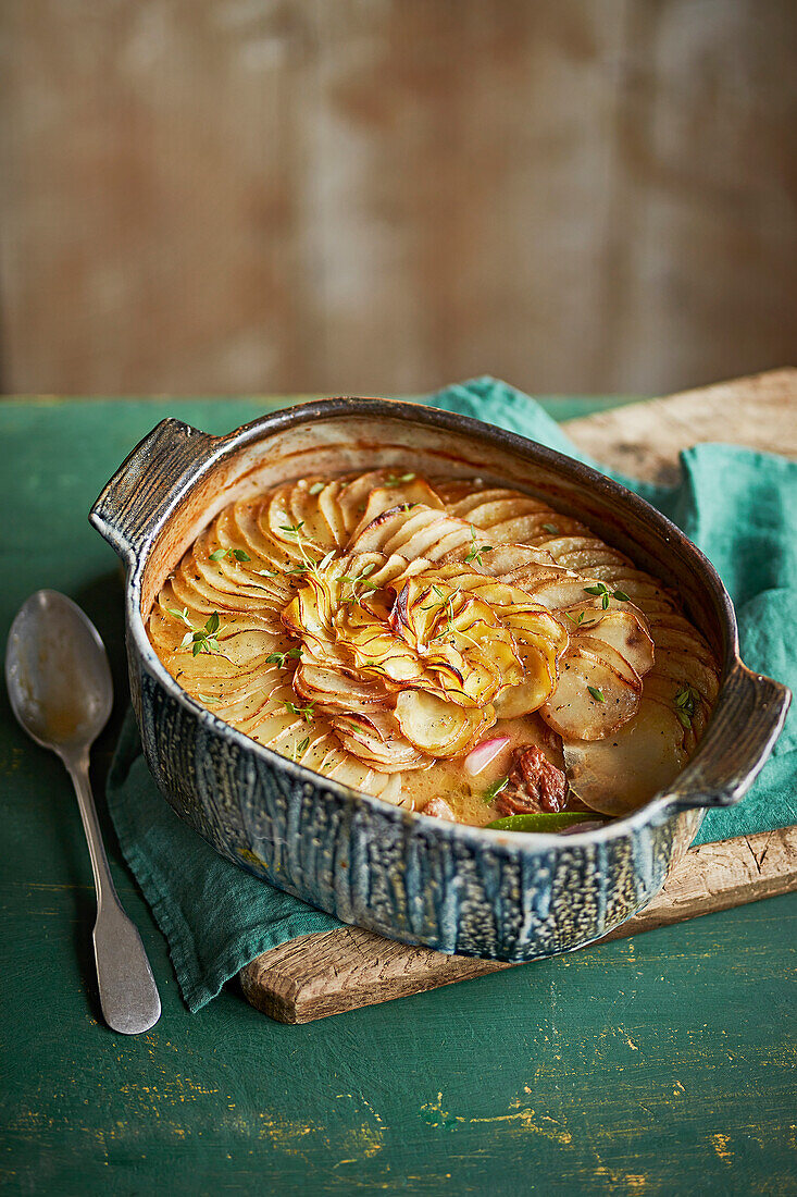 Hot Pot mit Lamm und Rüben