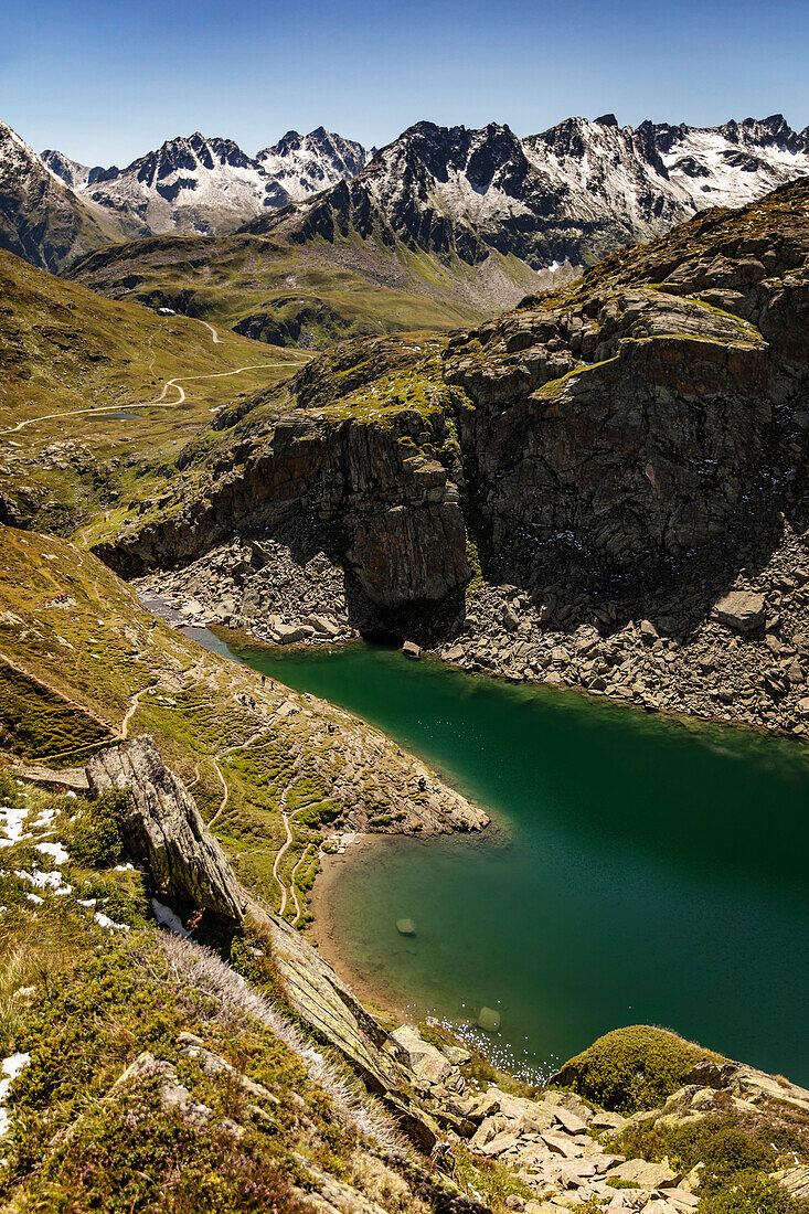 Source of the Rhine, Lake Toma, Grisons, Switzerland