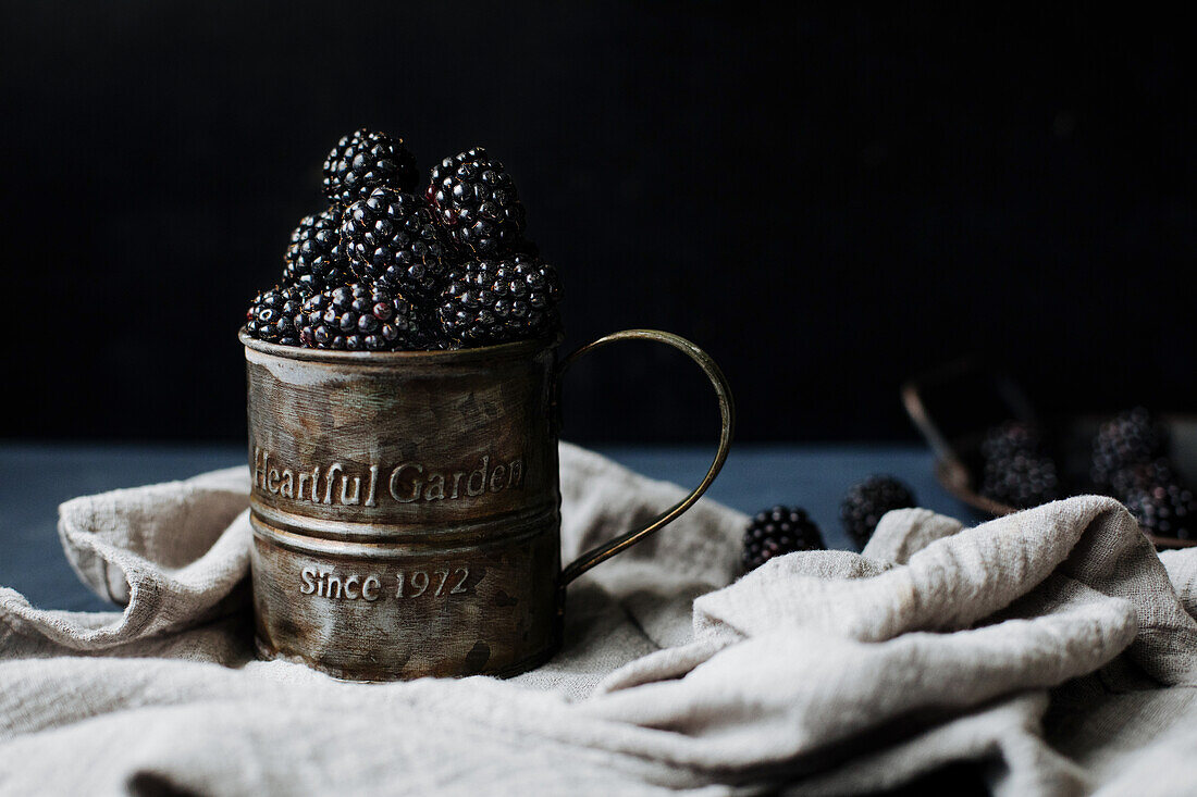 Fresh blackberries