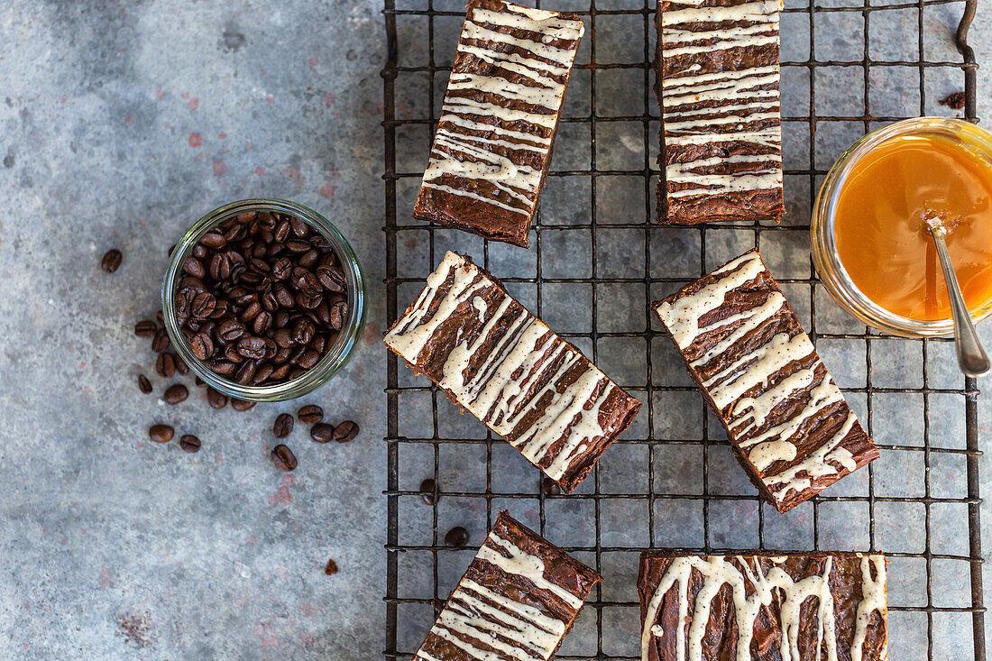 Brownies mit Karamell