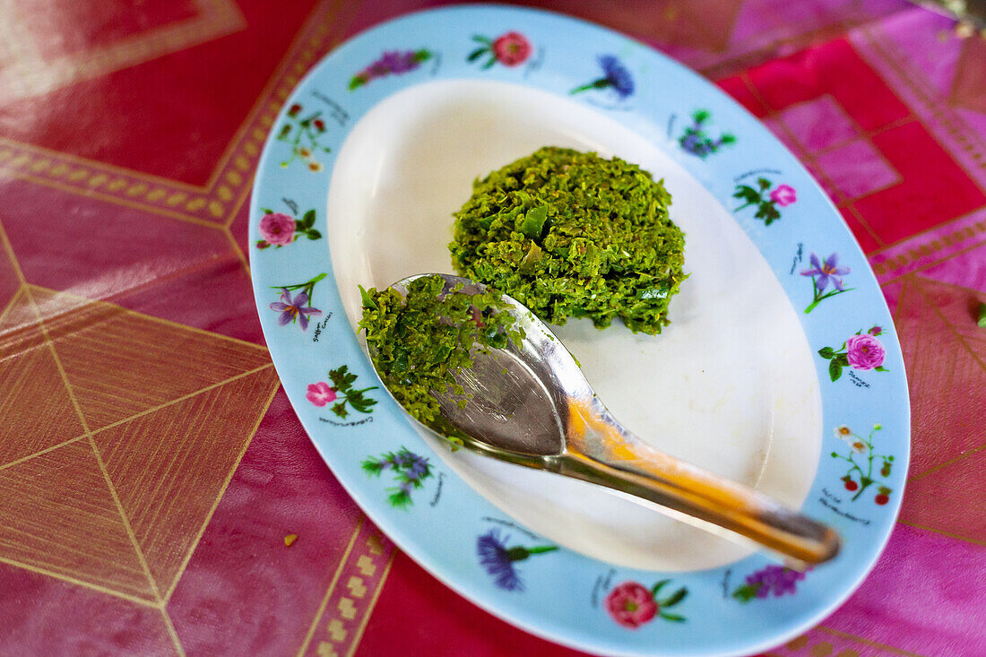 Thailändische grüne Currypaste