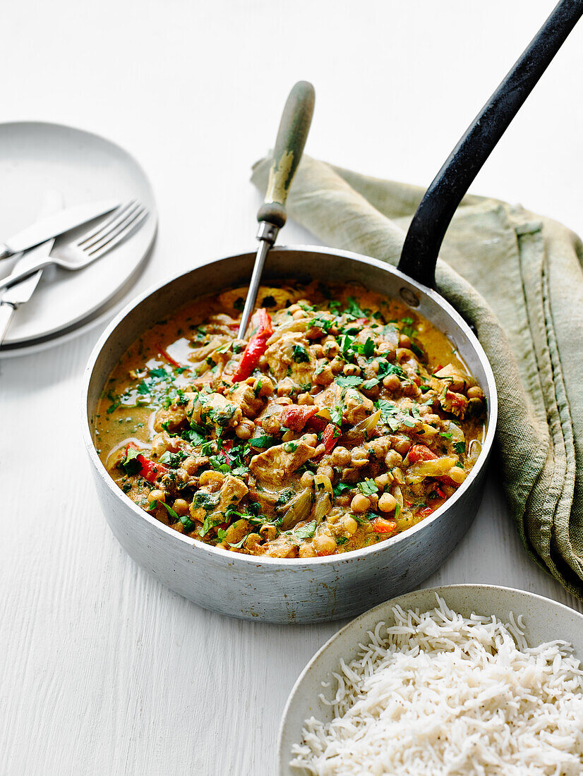 Chicken and chickpea curry