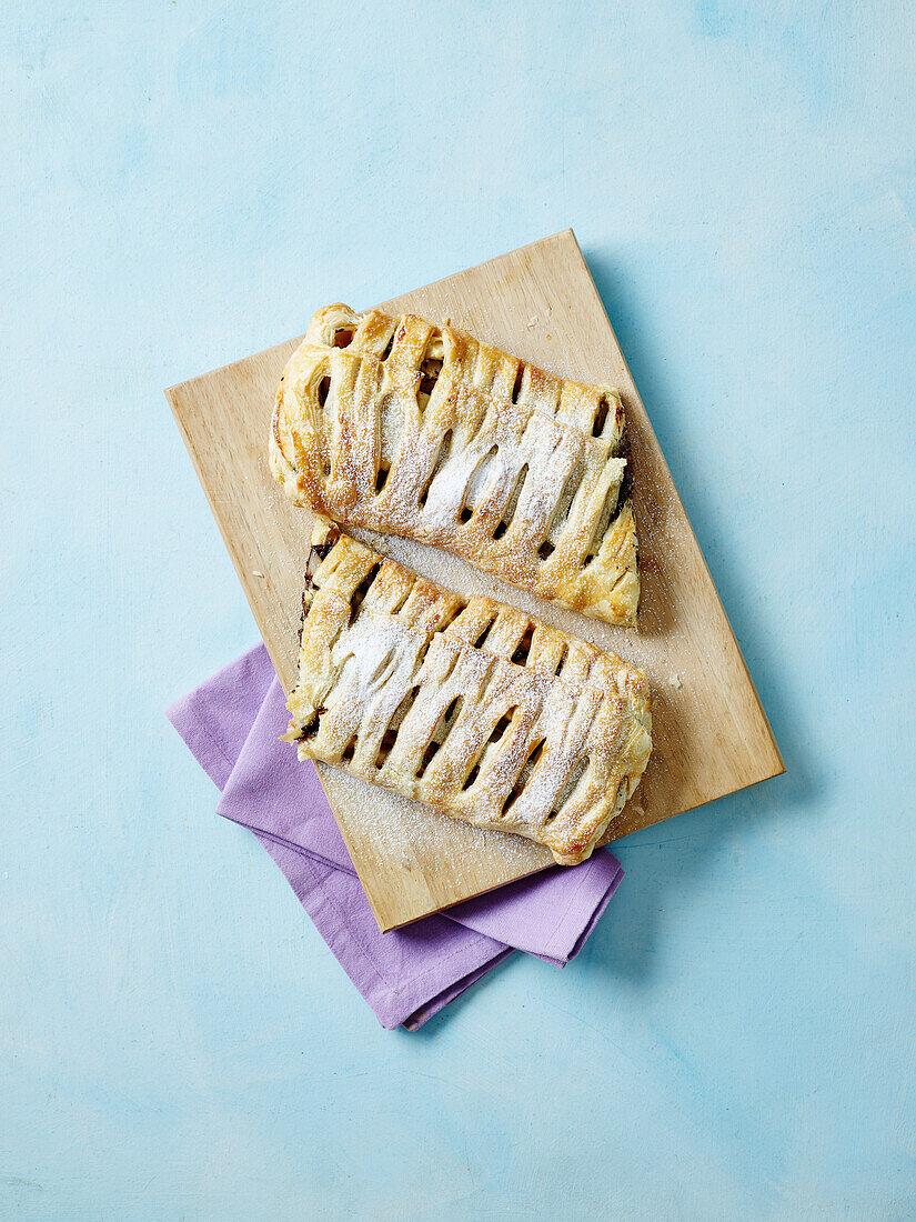 Birnen-Schokoladenstrudel