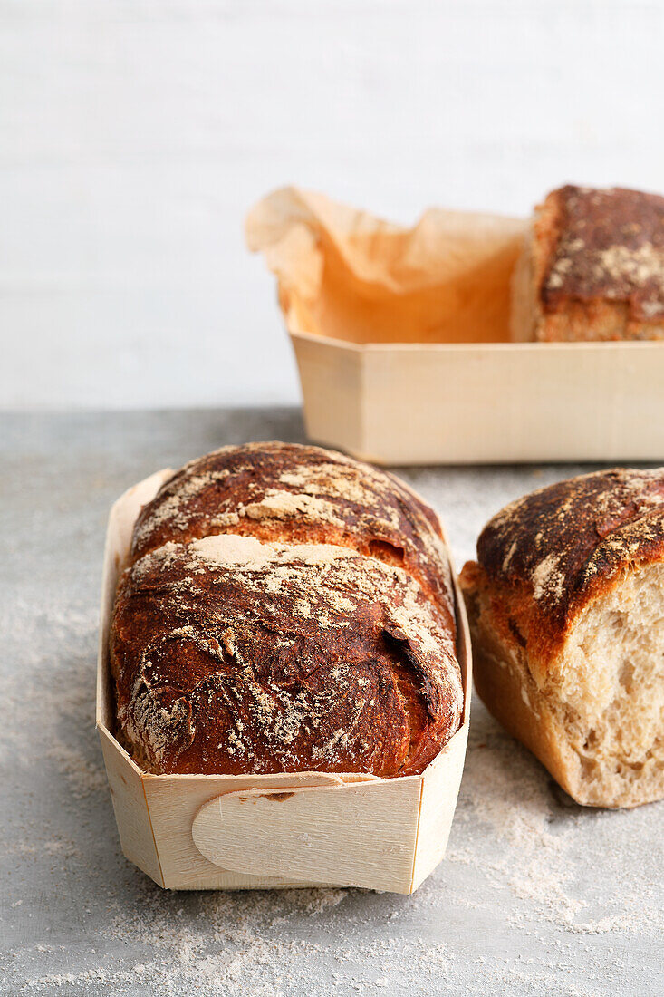 Ancient grains spelt sourdough bread