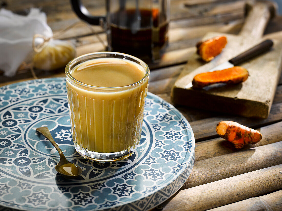 Balinese turmeric coffee