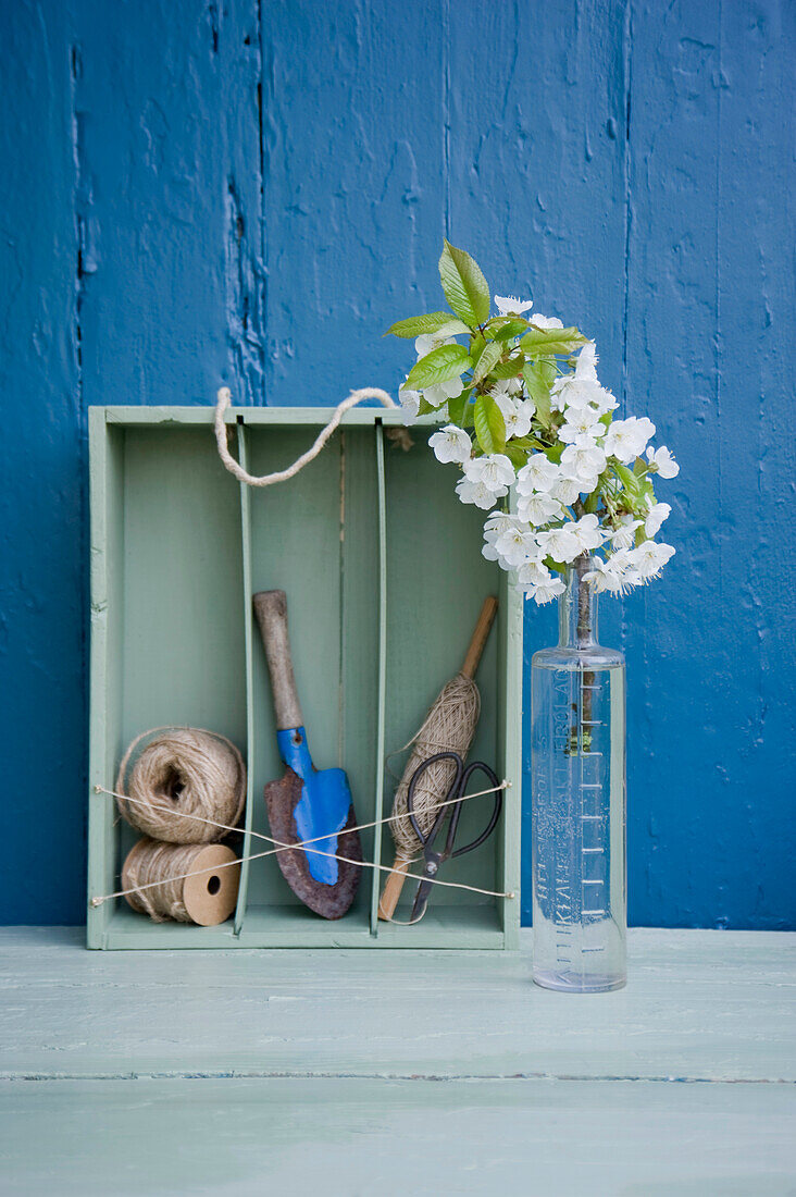 Upcycling of a case of wine to a shelf