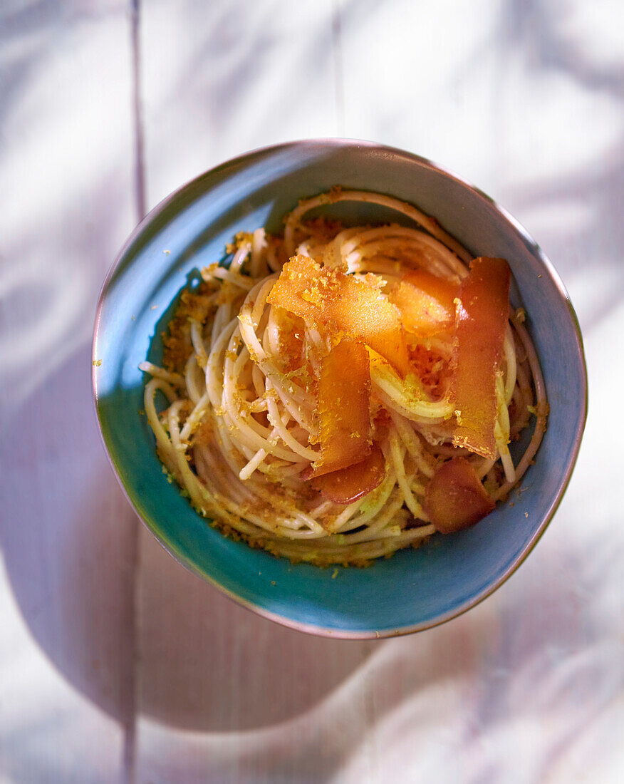 Spaghetti mit Bottarga