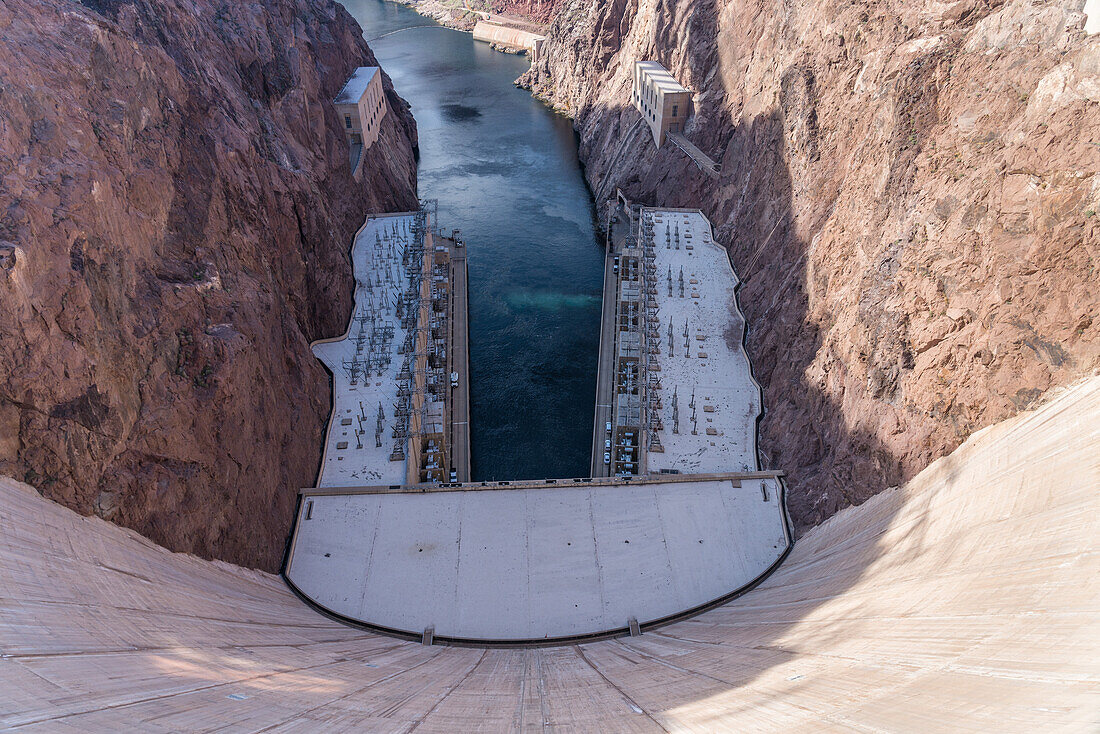 Powerhouse generating station at Hoover Dam