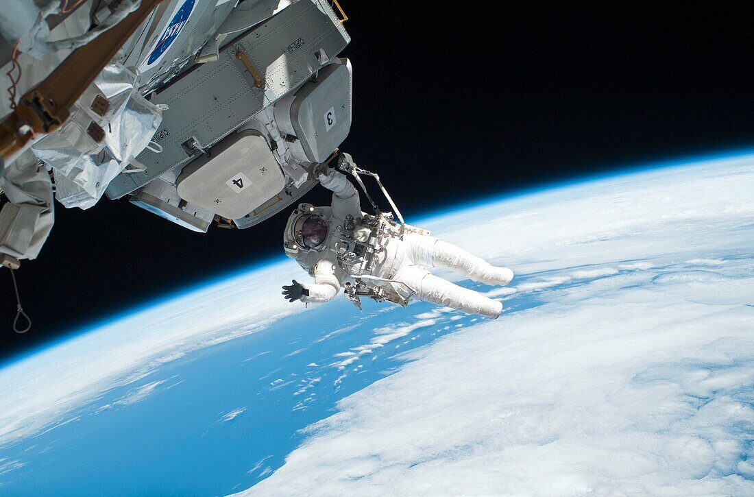 ISS space walk, 2010