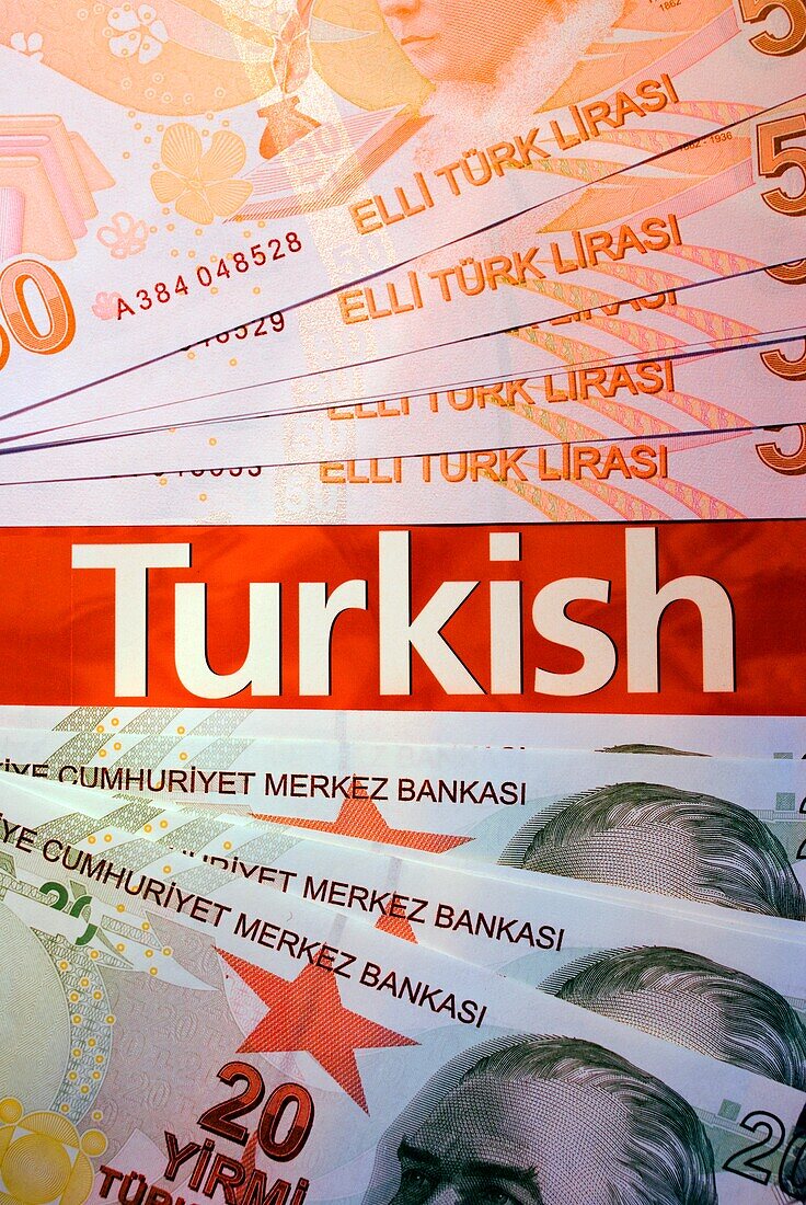 Turkish financial concept