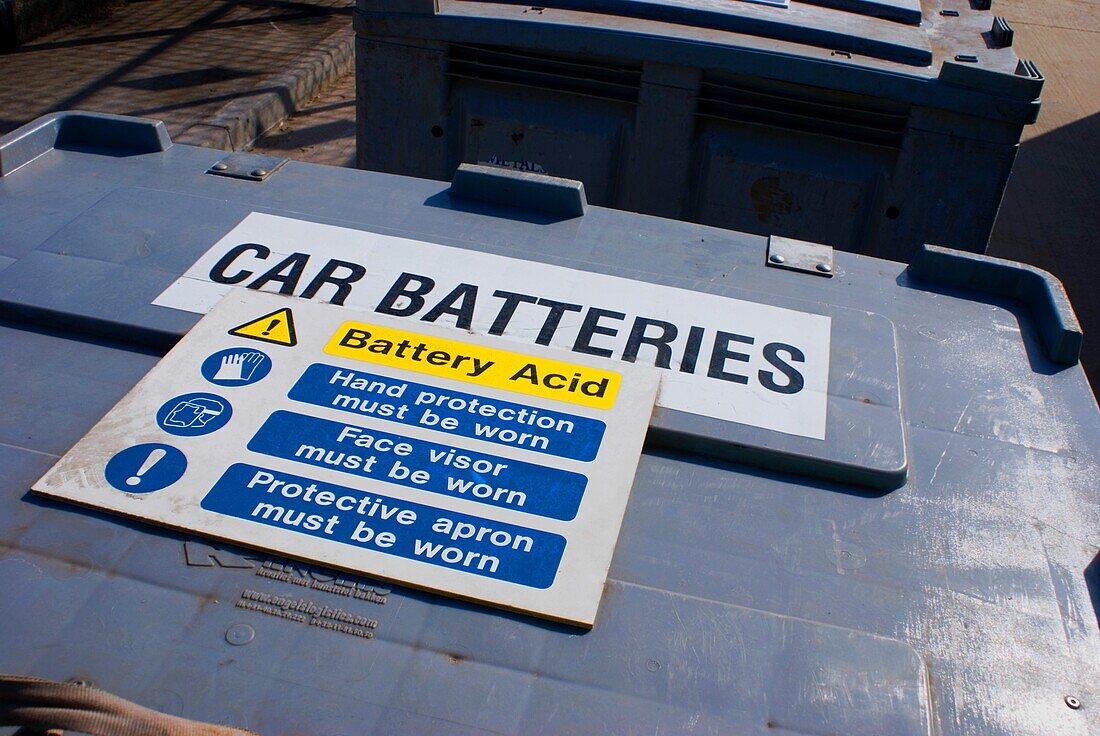 Car battery recycling