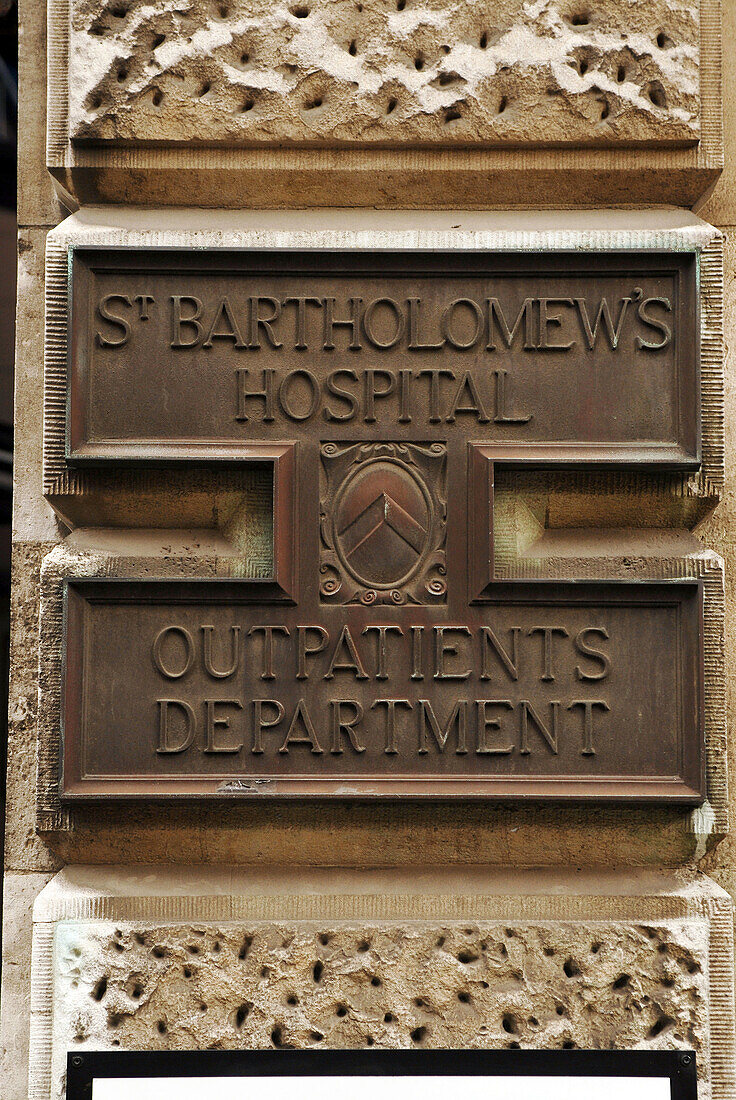 Outpatients department plaque
