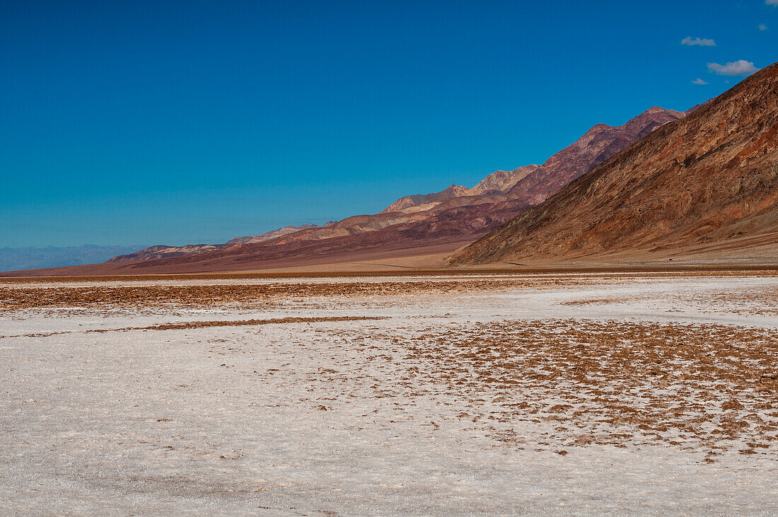 Salt pan of Badwater Basin, Death Valley National Park, USA