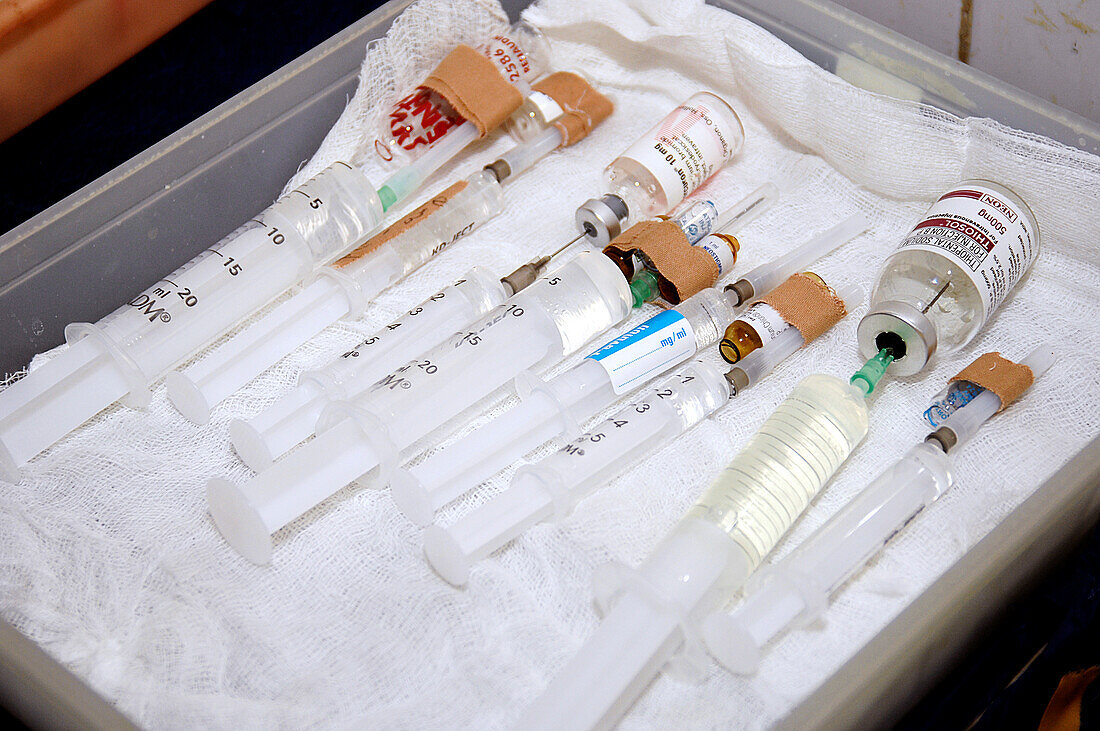 Anaesthesia syringes