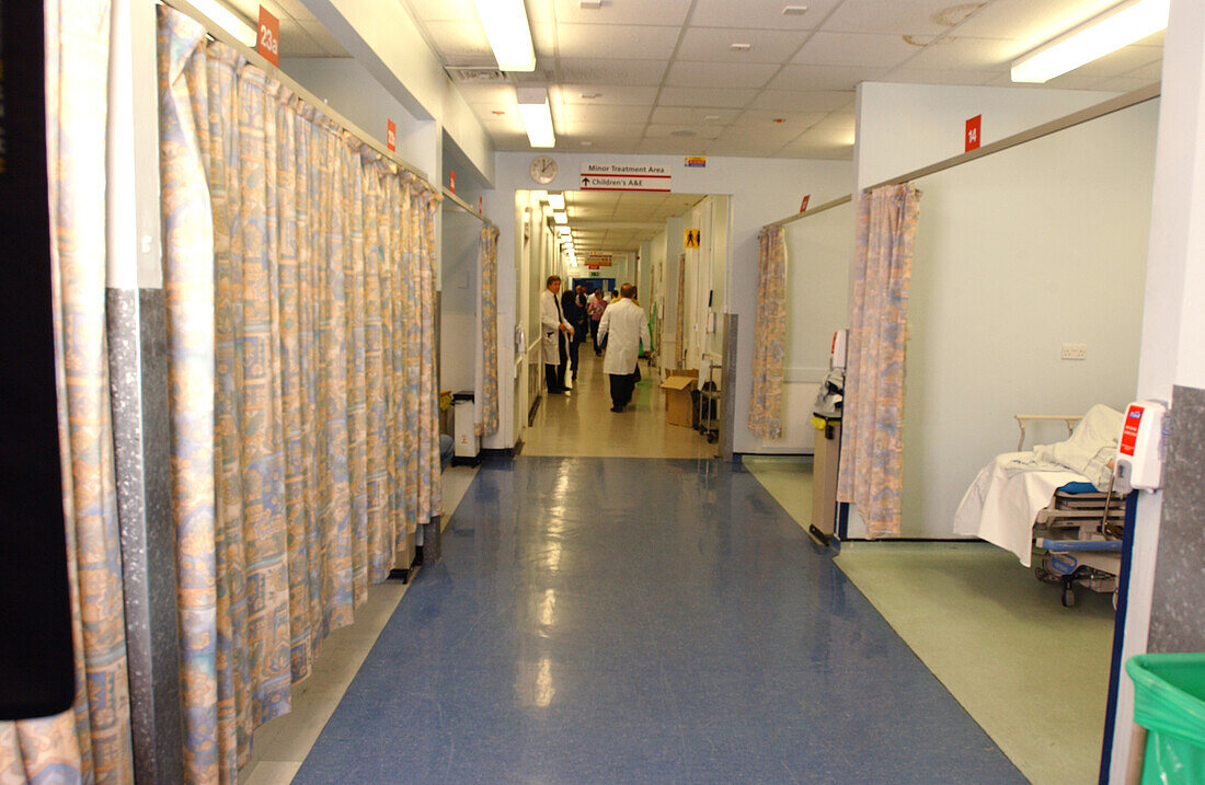 Empty hospital ward