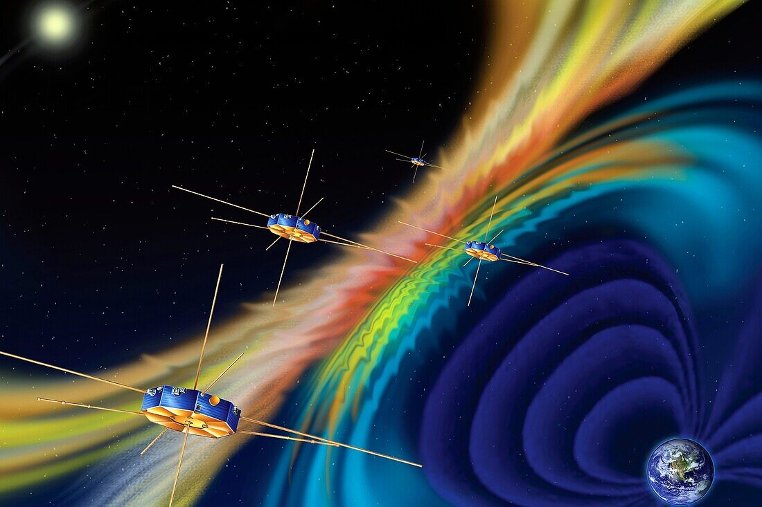 Magnetospheric Multiscale Mission, illustration