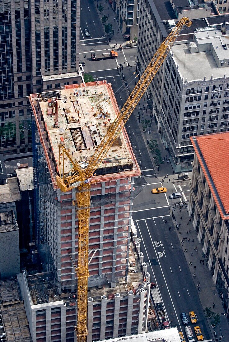 New York rooftop building site