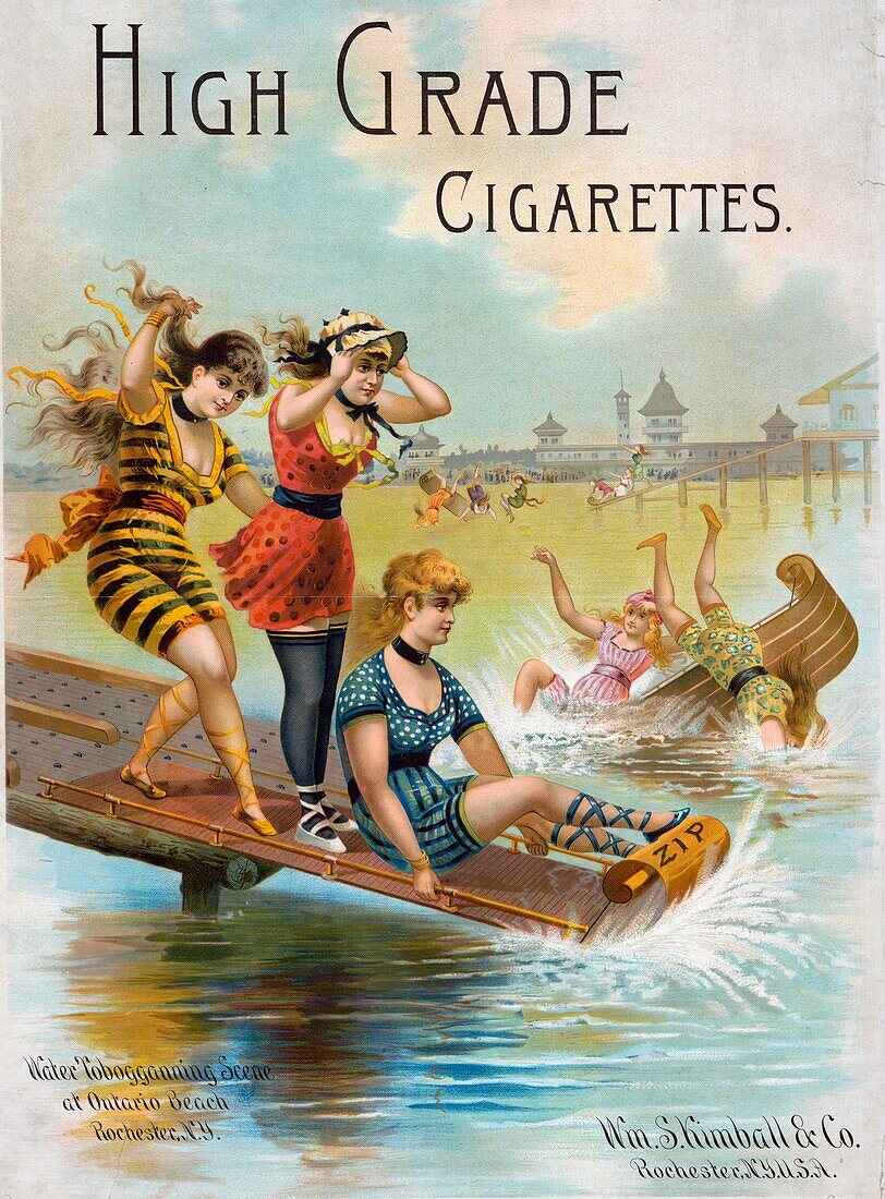 High Grade Cigarettes advert, 19th century