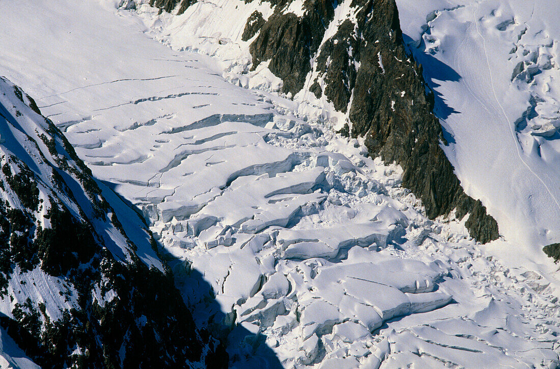 Glacier on Mont Blanc