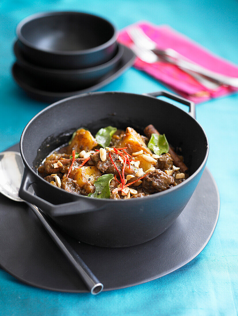 Massaman curry with beef