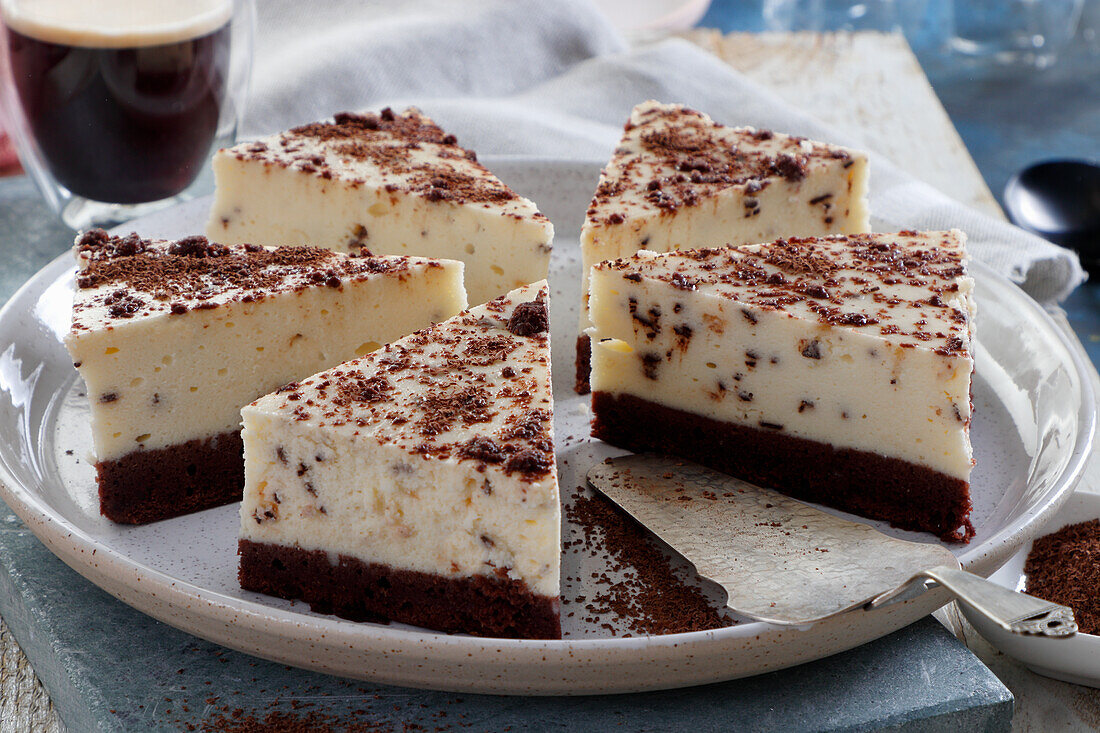 Stracciatella-Cheesecake