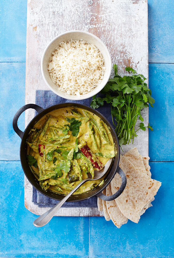 Sri Lankan runner bean curry