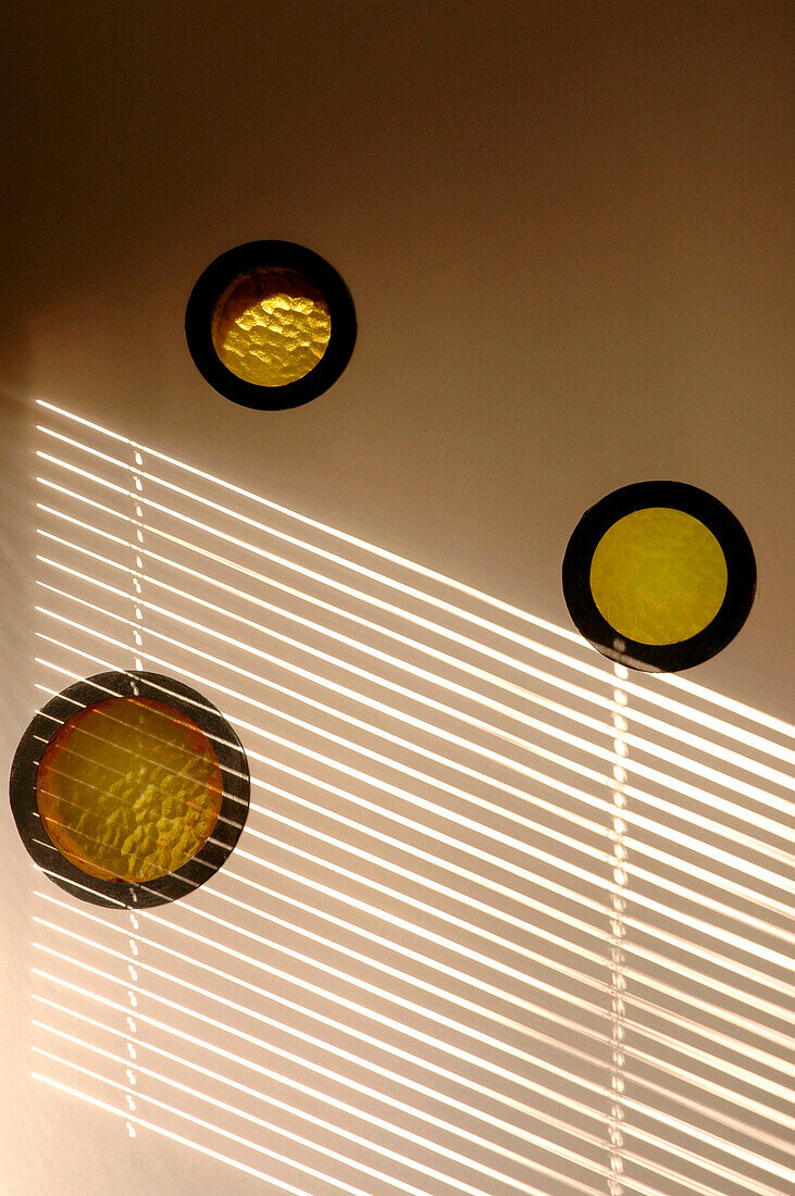 Round windows in the style of the architect